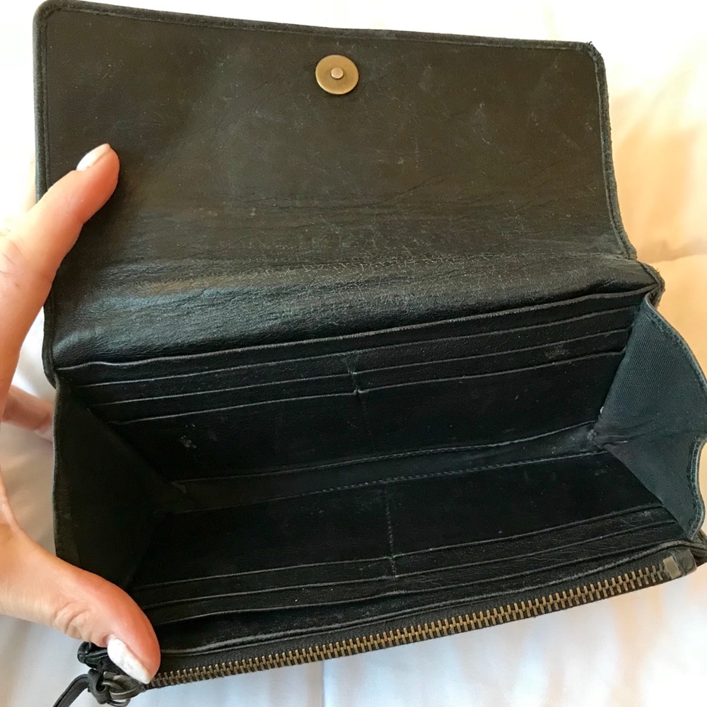 Balenciaga black leather wallet clutch - Picture 5 of 8